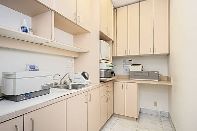 Heart of Dr Andrei Baranjouk dental office Sterilization room